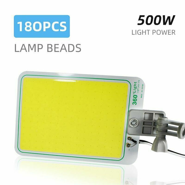 500W Telescopic Fishing Rod Pole Camping Lamp Car Repair LED COB Light Lantern