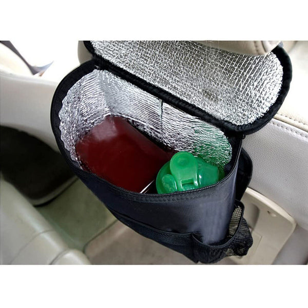 2X Car Seat Back Organiser Multi Pocket Storage Bag Organizer Cup Holder Travel