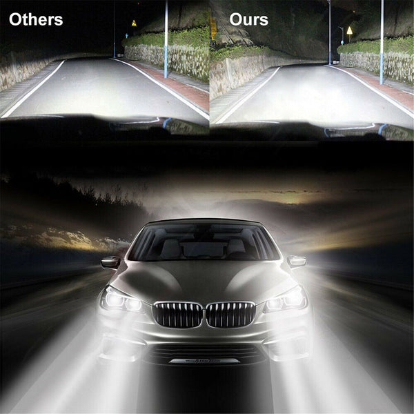 4PCS H7 LED 12V 21W Headlight Globes Xenon 6000k Car White Front Fog Light Bulbs