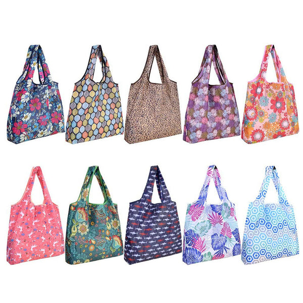 Extra Large Reusable Shopping Bag Eco-Friendly Foldable Tote Long Handle Grocery