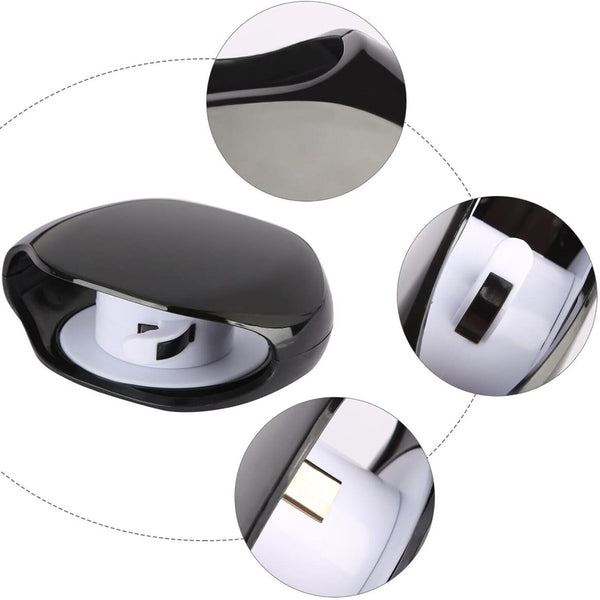 2pcs Cable Manager Earphone Wire Winder Portable Case Cord Tangle Free Organizer - Lets Party