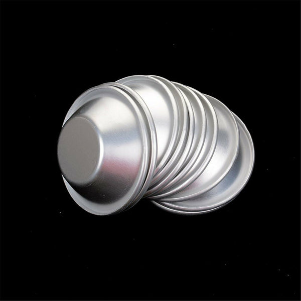 10Pcs Egg Tart Mold Aluminum Hot Baking Tools Cupcake Cake Cookie Pudding Mould