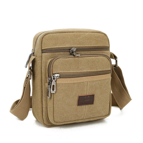 Retro Men's Canvas Shoulder Messenger Bag Crossbody Satchel Travel Man's Bags AU