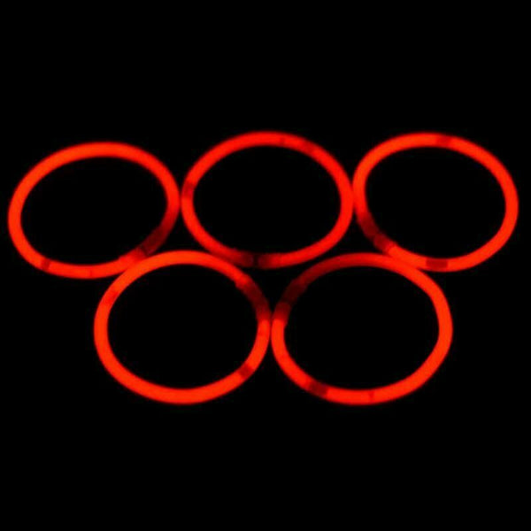 Mixed Single Colour Glow Sticks Bracelets Party Glowsticks Glow In Dark  - Lets Party