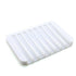 1/2 Silicone Soap Dish Storage Holder Soapbox Plate Tray Drain Box Tool Bathroom - Lets Party
