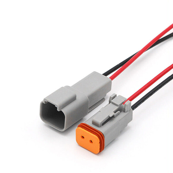 10 Set Deutsch DT 2 Way Pin Male/Female Kit Electrical Connector Plug Waterproof