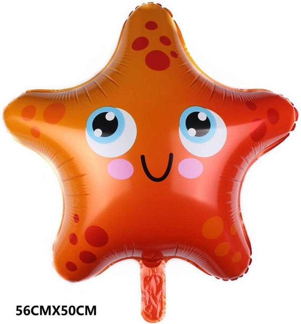 5pcs Ocean Animal Foil Balloon Set Party Supplies Kids Birthday Decoration