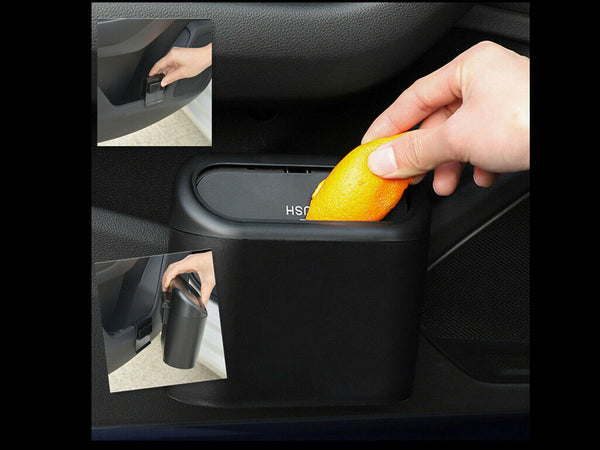 Auto Car Trash Rubbish Can Garbage Dust Dustbin Box Case Holder Bin Mini Trash