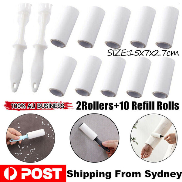 Dust Cleaning Lint Roller With Refills Sticky Remover Pet Dog Hair Clothes Sofa