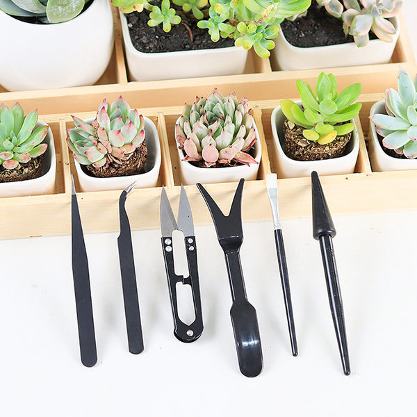 16PCS Mini Garden Tool Kit Potted Succulent Plant Trimming Bonsai Hand Tools Set