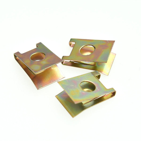 200X STAINLESS STEEL U NUTS - BOLT SPEED CLIPS PANEL TRIM AUTOMOTIVE NUT SCREWS