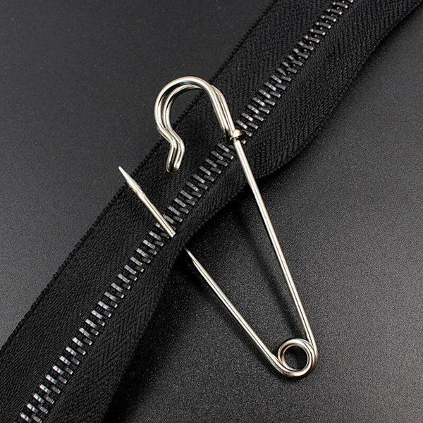 Large Safety Pins 3.5Inch 87mm Silver Tone Metal Craft Sewing Quilt Need