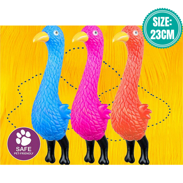 Pet Dog Squeaky Puppy Chew Squeaker Dental Teeth Clean Bite Training Funny Toy