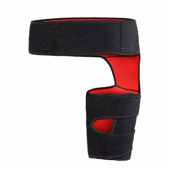 Hip Brace - Compression Groin Support Wrap for Sciatica Pain Relief Thigh L+R AU - Lets Party