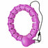 24 Knots Purple Smart Hula Hoop Fitness Detachable Hoops Weight AU Stock Hoola Hoops - Lets Party