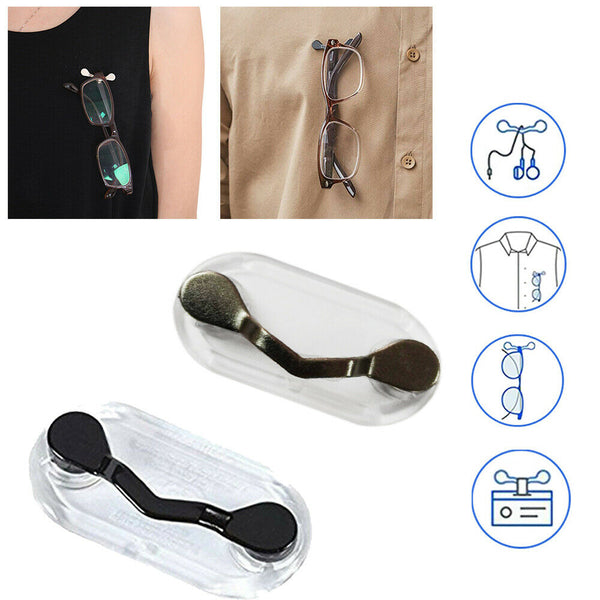 Magnetic Glasses Sunglasses Spectacles Clip Earphone Key Eyeglass Holder Pin - Lets Party