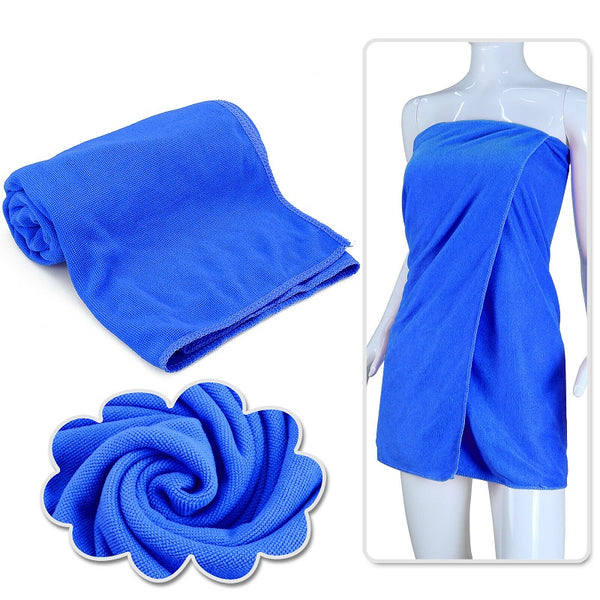 70x140cm Microfiber Bath Beach Towel Gym Sport Footy Travel Yoga Swimming Drying - Lets Party