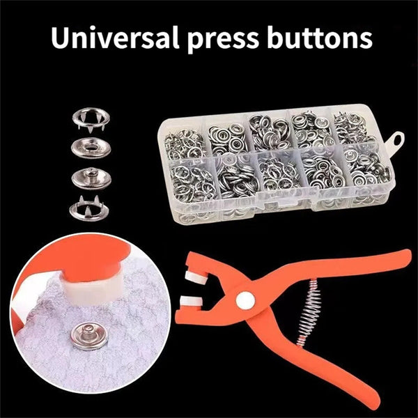 Tool Press Studs Snap Fasteners Metal Sewing Metal Buttons Snaps Pliers Set AUS