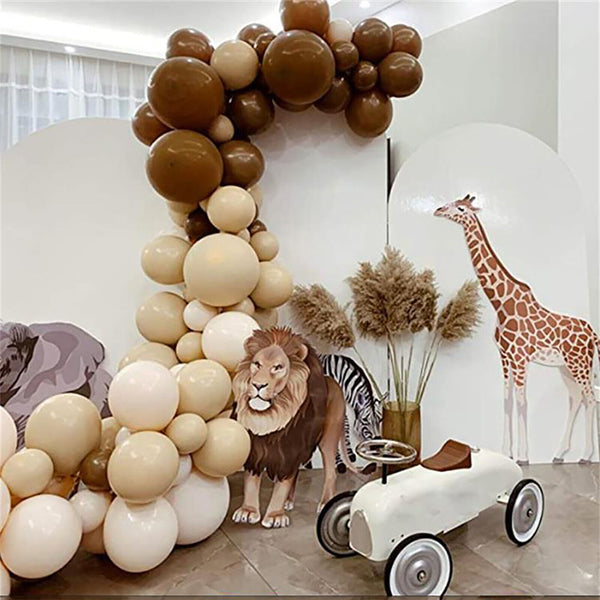 118 pcs Coffee Balloon Arch Garland Kit Set Baby Shower Wedding Birthday Party
