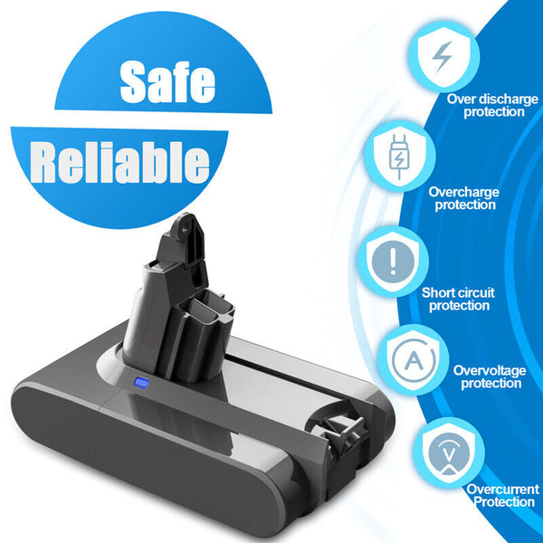 9500mAh Battery For Dyson V6 DC58 DC59 DC61 DC62 Animal SV03 SV04 SV06 SV09 DC72 - Lets Party