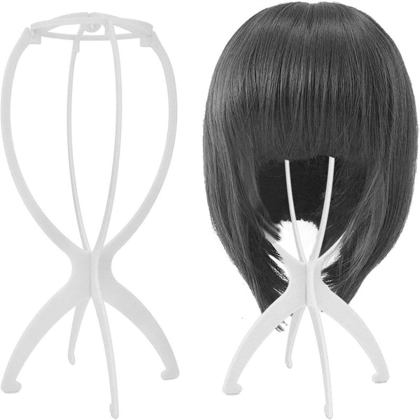 Stand Stable Wig Holder Durable Folding Hat Cap Display Tool Wig Hair 4colours