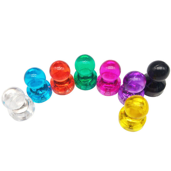 10-40x Magnets Push Pin Thumbtacks Magnets Fridge Whiteboard Magnets Office Home