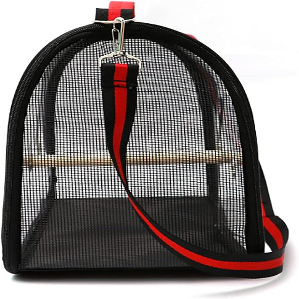 Portable Pet Bird Parrot Carrier Pet Folding Transparent Bag Travel Tote Cage AU