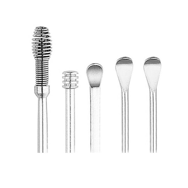 7X Stainless Steel Ear Wax Remover Cleaner Ear Wax Removal Kit Ear pick Curette - Lets Party