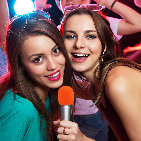 Handheld Stage Microphone Karaoke Windscreen Sponge Foam Mic Shield Cover