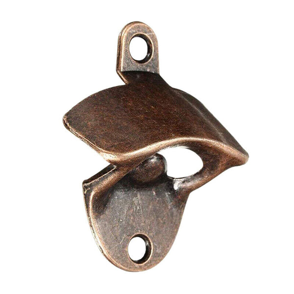 10X Rustic Cast Iron Bottle Opener With Screws Zinc Alloy Wall Mounted Opener AU