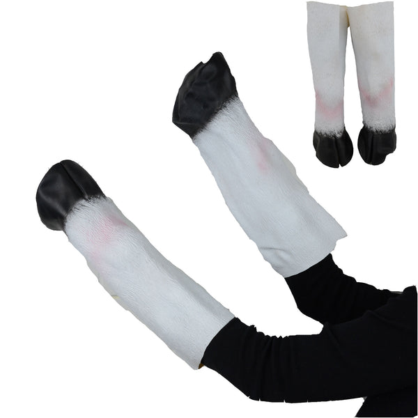 Latex Mask Horse Head Mask Animal Head Creepy Halloween Costume Theater Toy Party - Lets Party