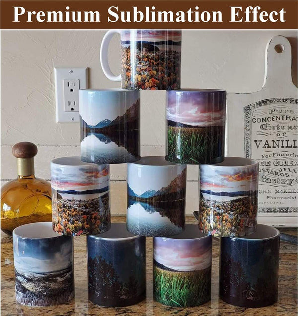 Sublimation Mugs Blank 11oz - 6Pack Tazas Para Sublimacion-Coffee Mug Gift DIY