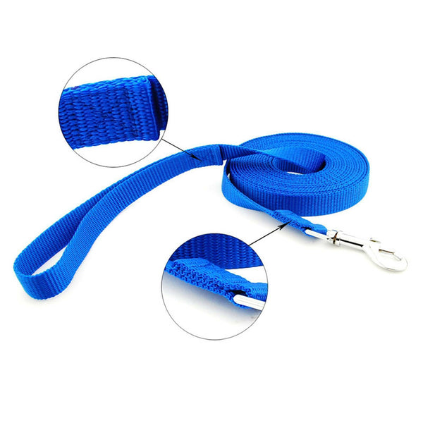 1.8-30m Dog Leash Pet Puppy Training Obedience Recall Lead Outdoor Walk Leashes