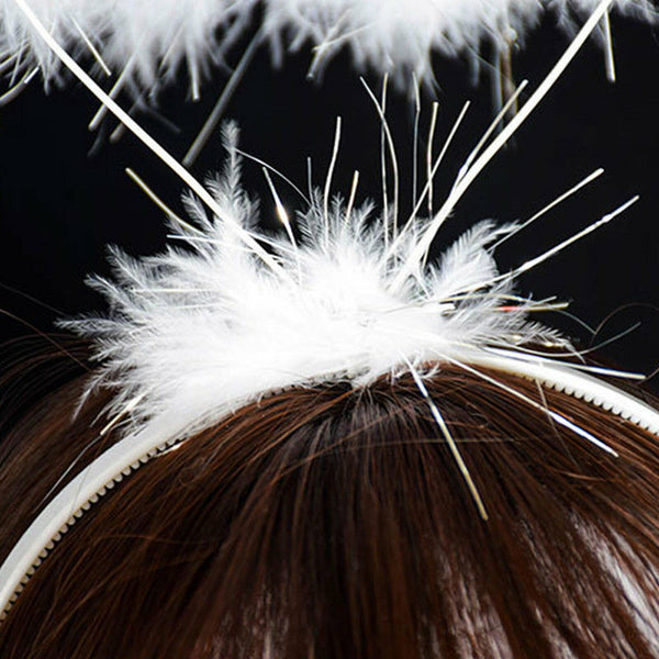 Feather Angel Fairy Wings & Halo Set – Costume Accessory