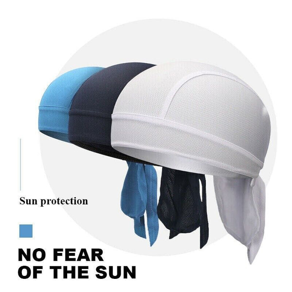 Durag Bandanna Cap Cycling Head Wraps Skull Cap Scarves Caps Motorcycle Sports