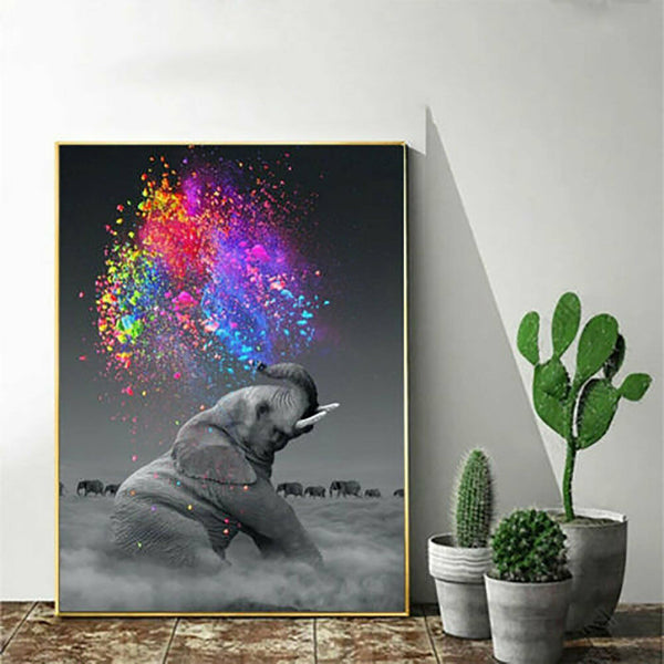 5D Diamond Painting Elephant Full Drill DIY Art Home Decor Embroidery Kits Mural