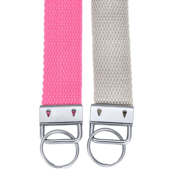 20-100PCS Key Fob Hardware Keychain Split Ring Wrist Wristlet Cotton Tail Clip