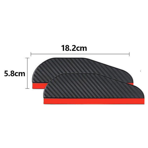 2PCS Car Rearview Mirror Rain Eyebrow Protector Rain Shield Sun Visor Accessorie - Lets Party