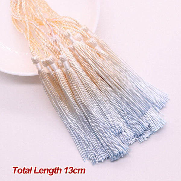 10X Gradient Fringe Tassel Sewing Decor Hanging Craft DIY Trim Pendant Bookmark