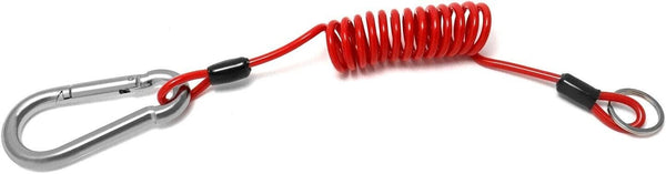 4 Ft Breakaway Trailer Cable Trailer Brake Safety Cable Spring Towing Coiled Wi