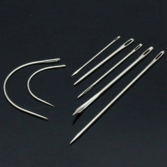 22 Size Multi Coloured Aluminium Crochet Hooks Yarn Knitting Needles Set 22 Pcs