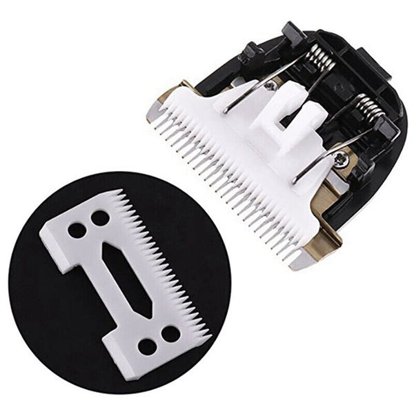 2x Clipper Blades Ceramic Cutter Blade Magic Clip 2 Holes For Wahl High quality