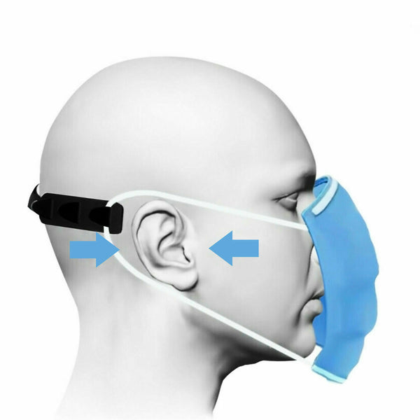 Face Mask Adjustable Ear Hook Strap Extension Release Pain Ear Saver Buckle  - Lets Party