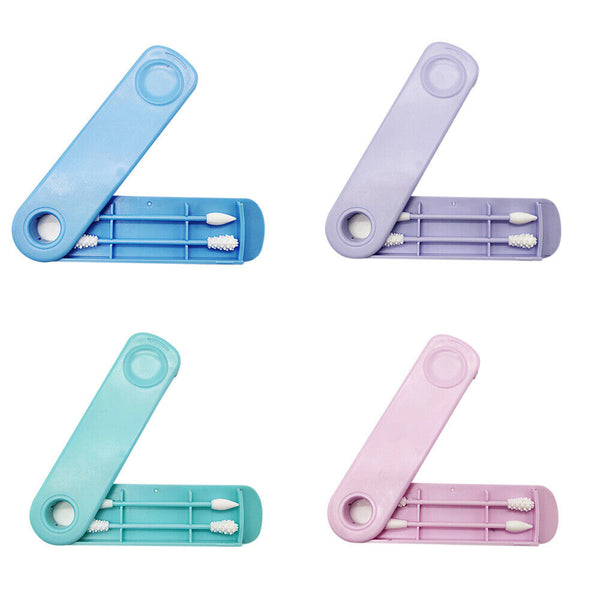 Reusable Cotton Swab Ear Cleaning Cosmetic Safety Silicone Cotton Buds Sticks - Lets Party