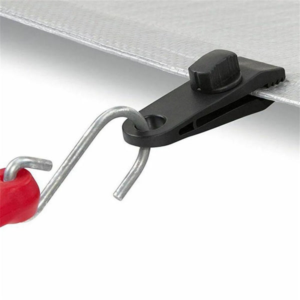 10PCS Awning Tarp Tent Clips Canvas Clamps Heavy Duty Camping Survival Grip Tool - Lets Party