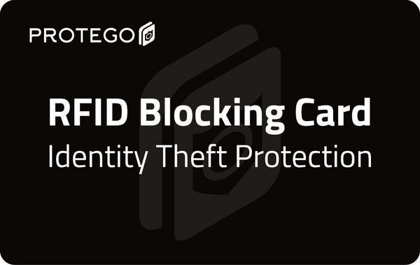 4 x RFID & NFC Anti-Scan Blocking Card Protego. To Get Skim Guard Protection. - Lets Party