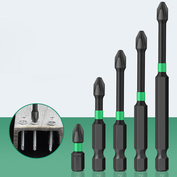PH2 Magnetic Cross Phillips Impact Batch Head Hardness Screwdriver Bit Kit