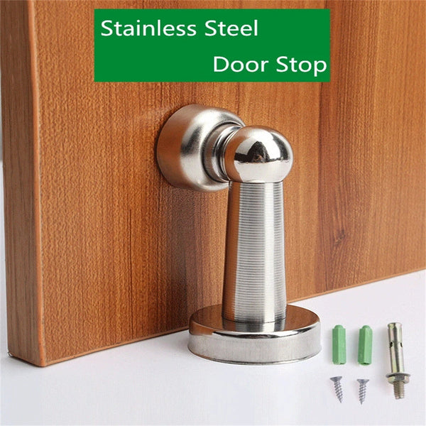 3/6/12PCS Stainless Steel Strong Magnetic Door Stop Stopper Holder Catch Suction