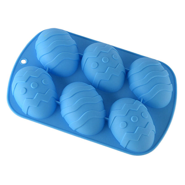 Party Easter Egg Chocolate Moulds 3D Silicone Cake Crayon Mould Ice Craft Mold