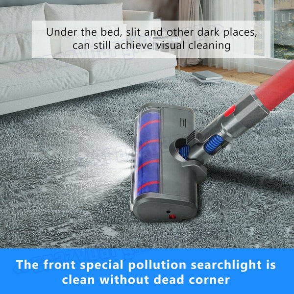 Cordless Vacuum Cleaner Floor Brush Fluffy Roller Head For Dyson V7 V8 V10 V11 - Lets Party